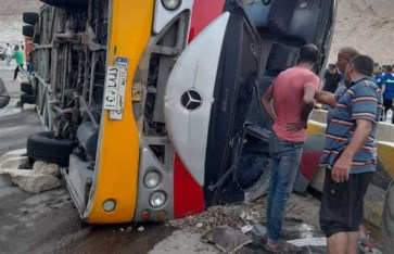 أسماء مصابي وضحايا حادث الجلالة