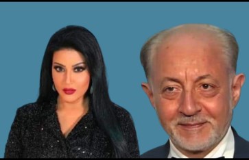 الفنان عبد العزيز مخيون والفنانة سمية الخشاب