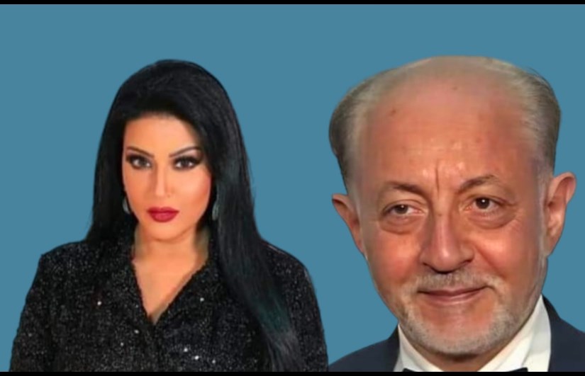 الفنان عبد العزيز مخيون والفنانة سمية الخشاب