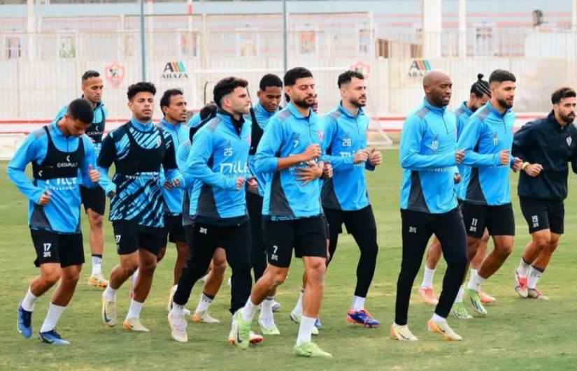 استعداد الزمالك لمواجهة المصري البورسعيدي في الكونفدرالية