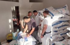 ضبط أعلاف مجهولة المصدر