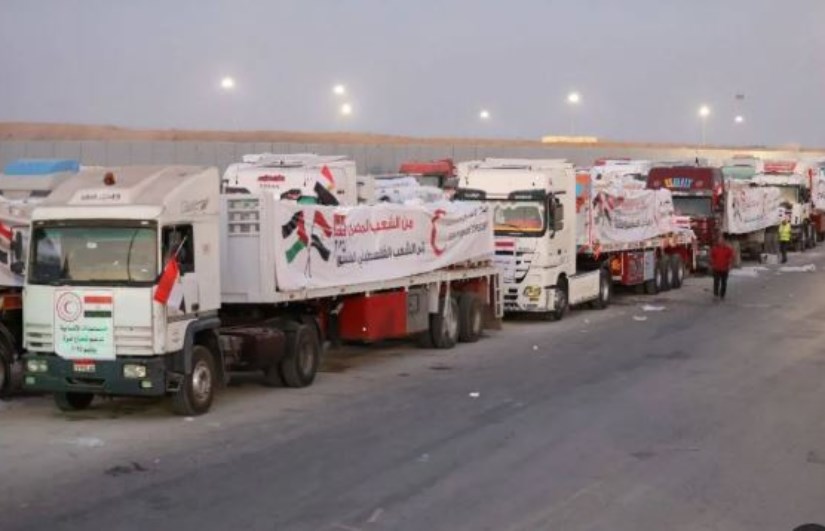 مساعدات لغزة
