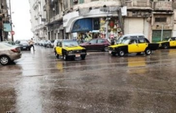 الأمطار تضرب الإسكندرية