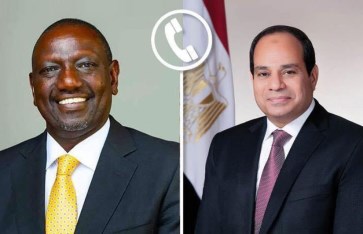 الرئيس السيسي ونظيره الكيني