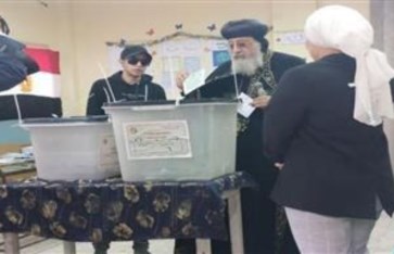 البابا تواضروس يدلى بصوته