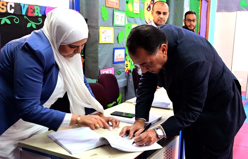 مدبولي يدلي بصوته 