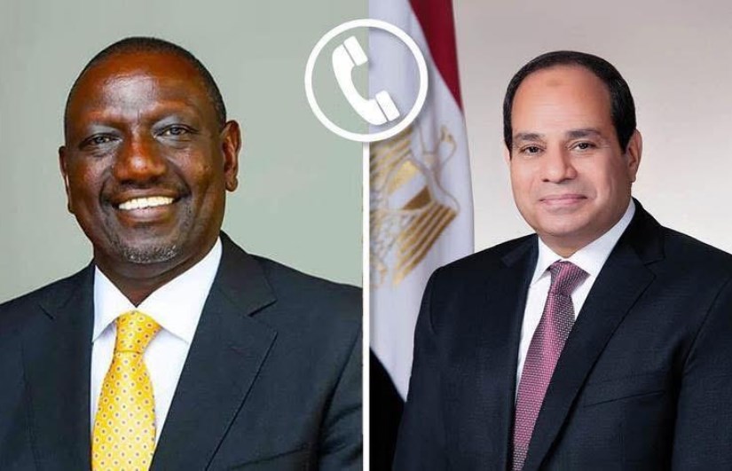 الرئيس السيسي ونظيره الكيني