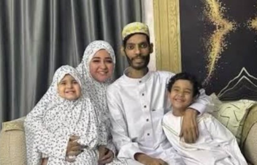  إبراهيم شيكا وأسرته 