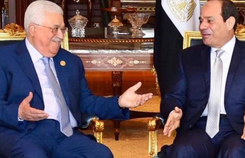السيسي وأبو مازن السيسي وأبو مازن