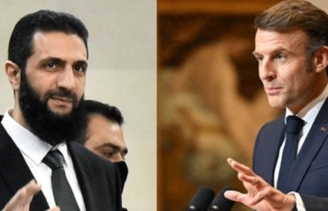 الرئيس السوري ونظيره الفرنسي 