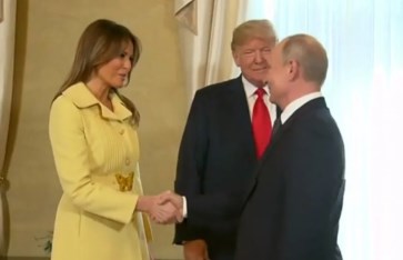 بوتين و ترامب وميلانيا 
