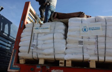 المساعدات الإنسانية في قطاع غزة 