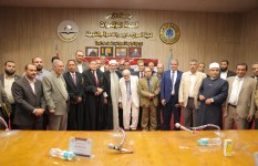 رئيس جامعة الأزهر يناقش رسالة دكتوراه في كلية اللغة العربية الأزهر