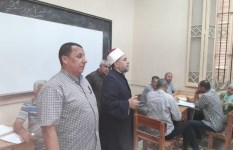 رئيس الشرقية الأزهرية يتفقد تصحيح مواد الشهادتين الابتدائية والإعدادية
