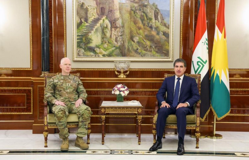 نيجيرفان بارزاني يستقبل قائد التحالف الدولي في العراق وسوريا نيجيرفان بارزاني يستقبل قائد التحالف الدولي في العراق وسوريا