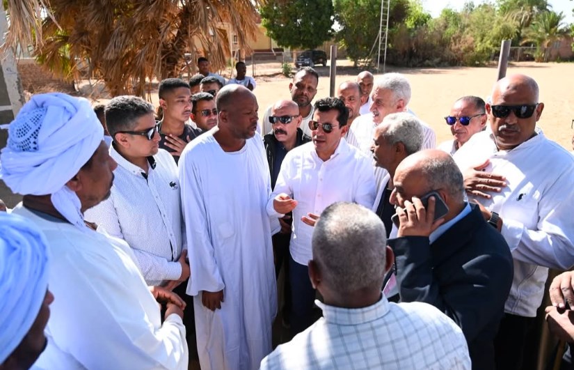 جانب من الزيارة جانب من الزيارة