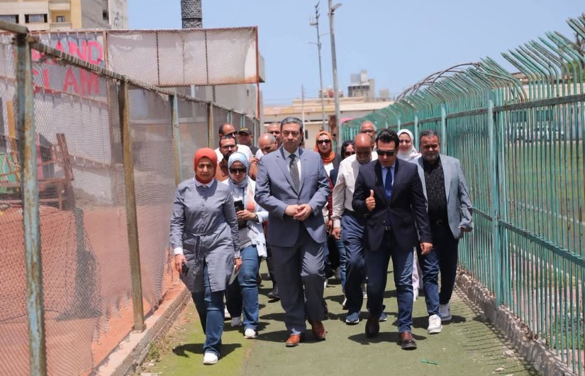 جانب من الزيارة جانب من الزيارة