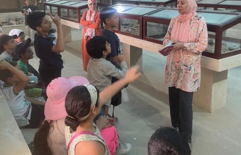 جانب من الزيارة جانب من الزيارة