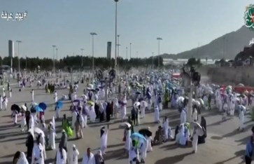 توافد ملايين الحجاج إلى عرفات 