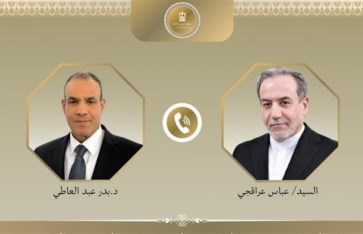 وزير الخارجية ونظيره الإيراني