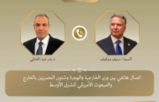 اتصال هاتفي بين وزير الخارجية وستيف ويتكوف