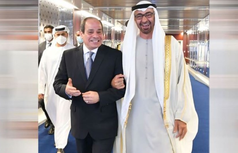 السيسي ومحمد بن زايد السيسي ومحمد بن زايد