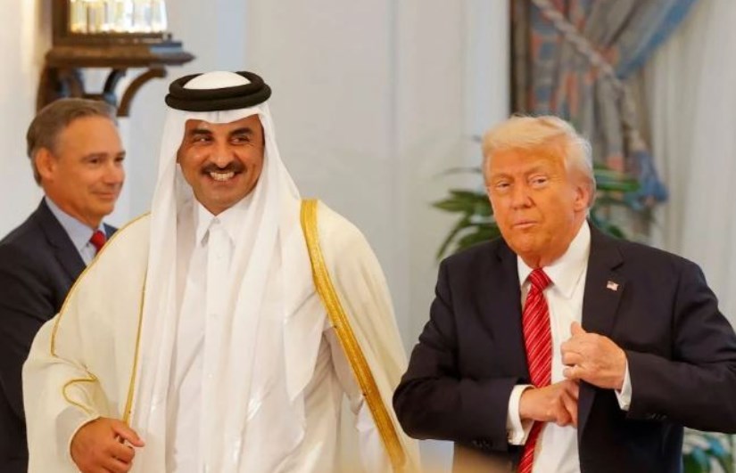 ترامب وأمير قطر ترامب وأمير قطر