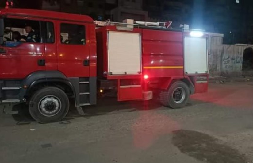 حريق محدود داخل مستشفى في البدرشين