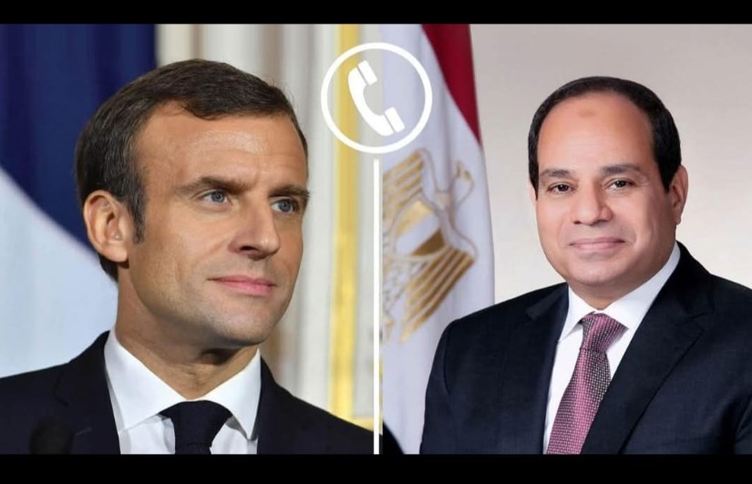 الرئيس السيسي يتلقى اليوم اتصالًاً هاتفياً من الرئيس الفرنسي "إيمانويل ماكرون" الرئيس السيسي يتلقى اليوم اتصالًاً هاتفياً من الرئيس الفرنسي "إيمانويل ماكرون"