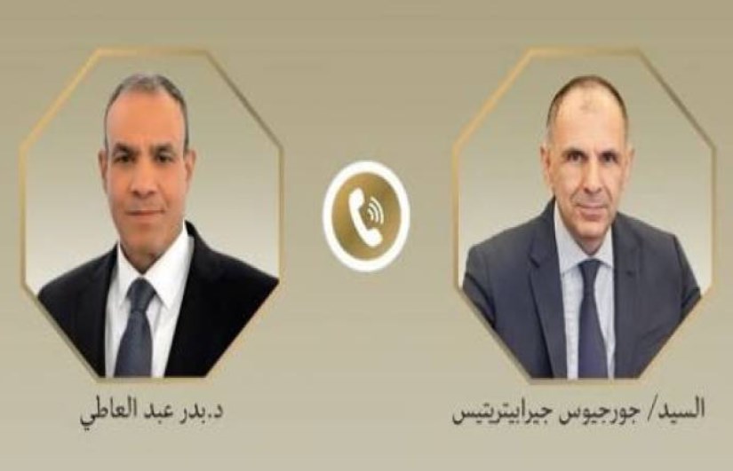 وزير الخارجية ونظيره اليوناني وزير الخارجية ونظيره اليوناني