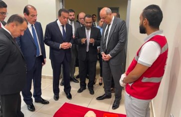 جانب من الزيارة 