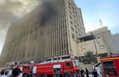 حريق سنترال رمسيس 