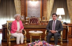 نيجيرفان بارزاني يلتقي السفيرة الفنلندية ورئيس بعثة يونامى بالعراق