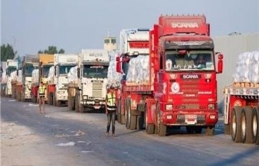 قافلة المساعدات الإنسانية   قافلة المساعدات الإنسانية