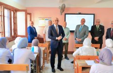 وزير التعليم يتفقد مدارس القليوبية