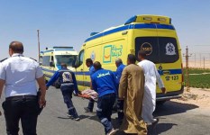 حادث انقلاب أتوبيس بالمنيا