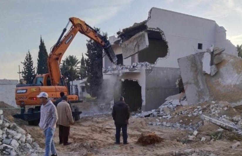 إزالة بناء عشوائي بالإسكندرية