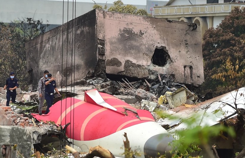 طائرة الهندية المنكوبة