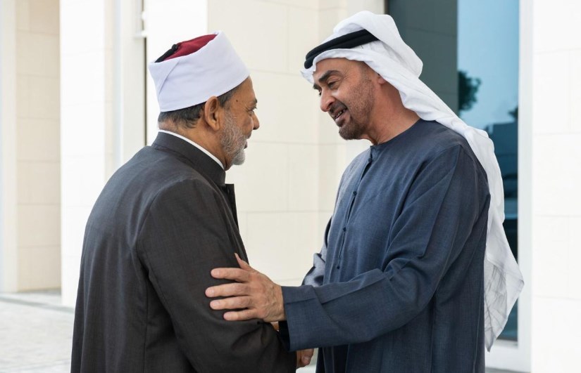شيخ الأزهر ورئيس الإمارات