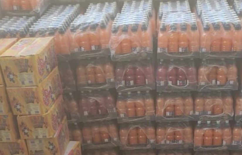 زجاجات العصير