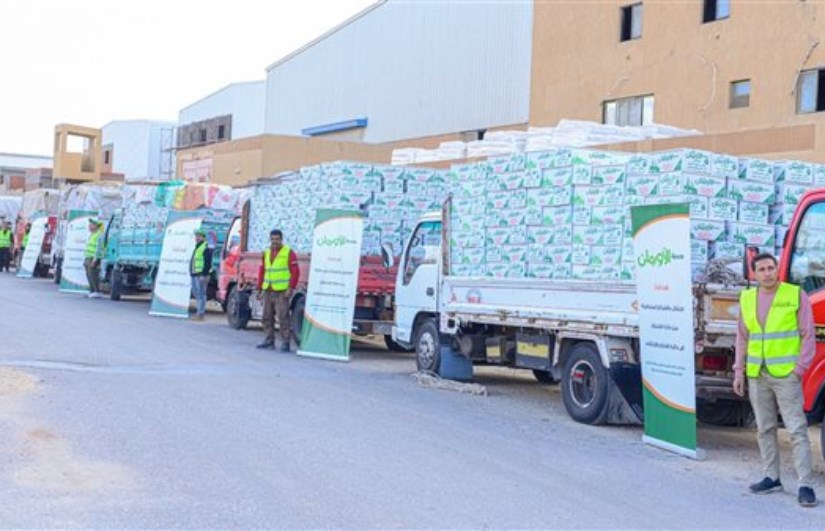 توزيع عبوات غذائية على الأسر الأكثر احتياجًا في أسيوط
