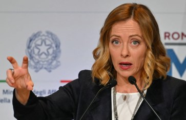 رئيسة وزراء إيطاليا جورجيا ميلوني