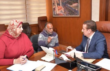 محافظ بورسعيد يواصل لقاءاته بالمواطنين