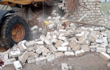 إزالة المخالفات على الأراضي الزراعية خلال عيد الفطر