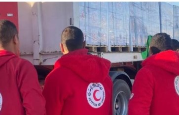 قافلة شاحنات المساعدات الإنسانية