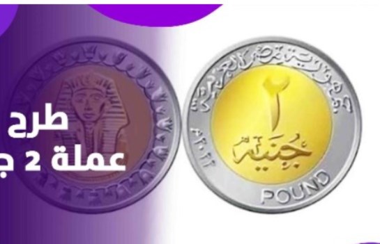عملة الـ2 جنيه الفضة