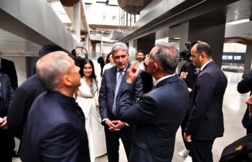 جانب من الزيارة 