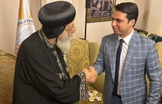 المهندس علي سالم والبابا تواضروس