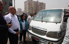 جولة مفاجئة لمحافظ القاهرة أعلى دائري السلام لإعادة الانضباط