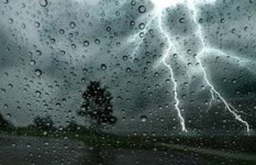 أمطار رعدية